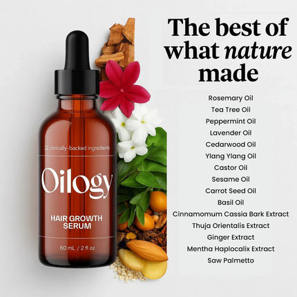Oilogy 22-Ingredient Hair Growth Serum - Oilogy